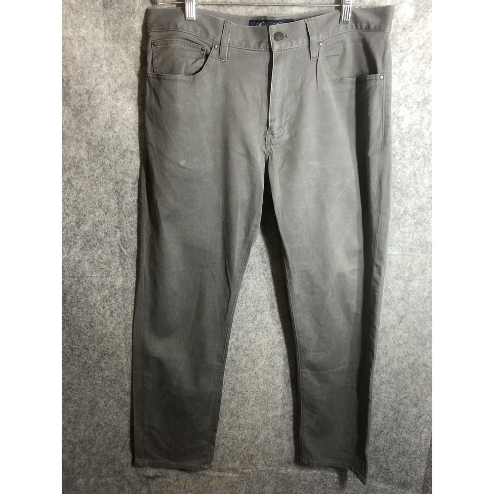 Brooks Brothers Jeans Mens 34x30 Gray Denim Straight Olimpias Casual